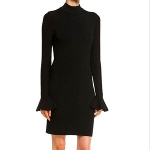 Michael Kors, Black, Turtleneck Dress